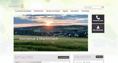 Desktop Screenshot of manternach.lu