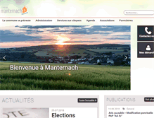 Tablet Screenshot of manternach.lu